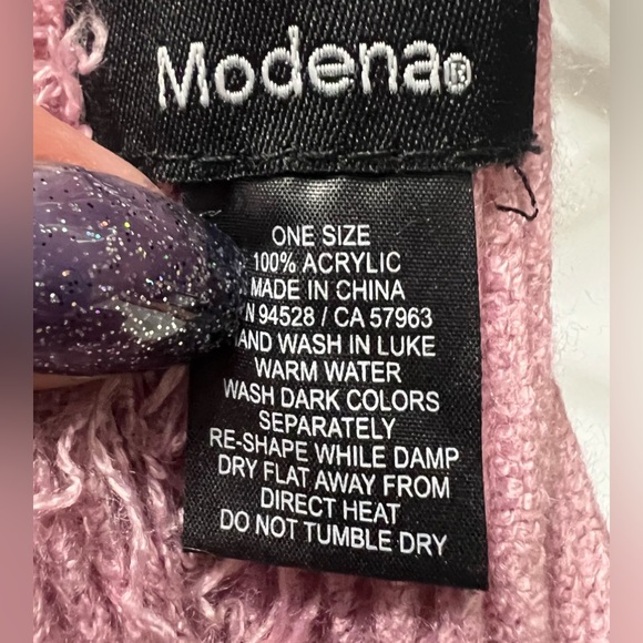 Modena Soft Blanket Scarf Lavender Purple Lightweight Women’s - Picture 3 of 3